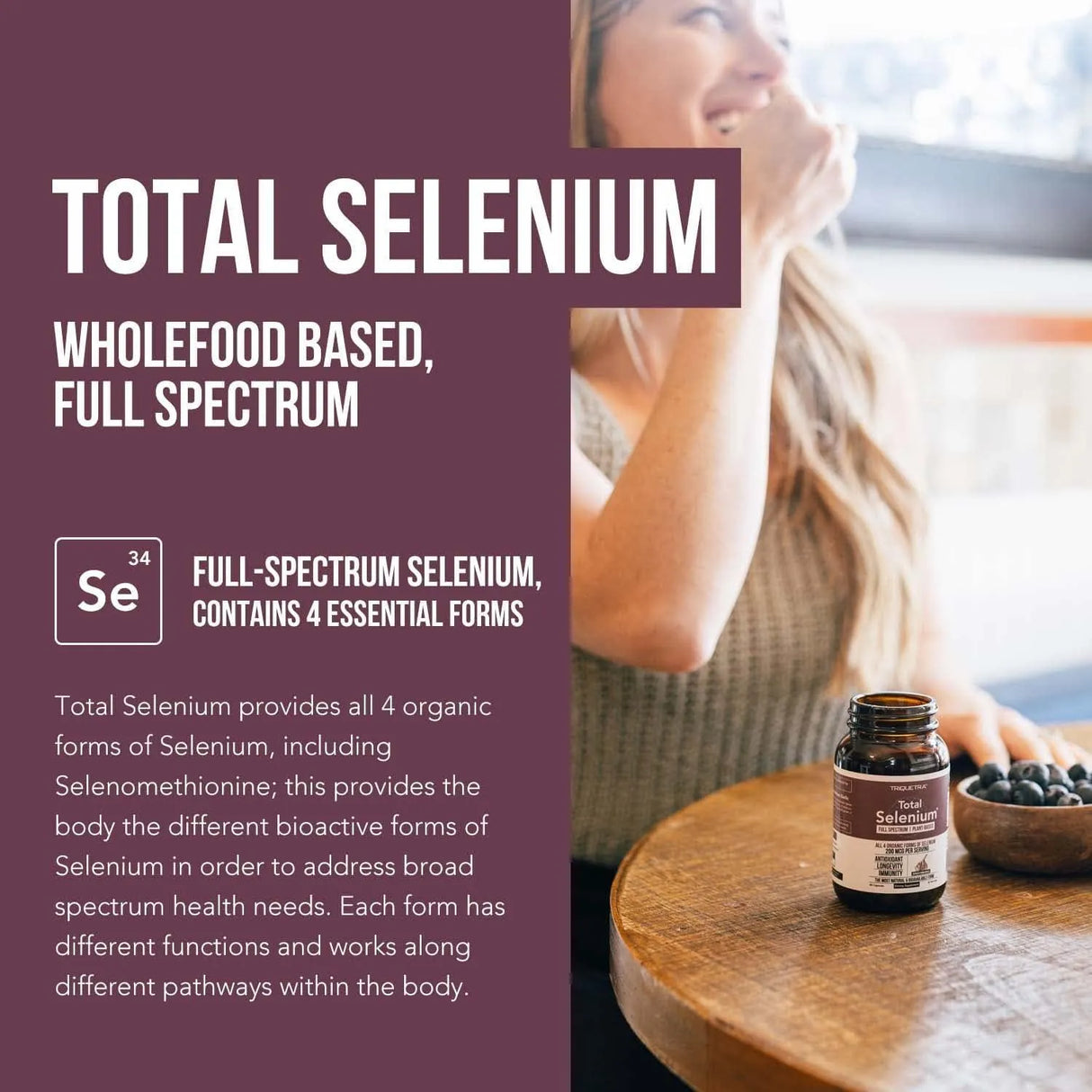 TRIQUETRA - Triquetra Health Total Selenium 200mcg 60 Capsulas - The Red Vitamin MX - Suplementos Alimenticios - {{ shop.shopifyCountryName }}