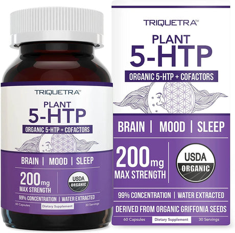 TRIQUETRA - Triquetra Organic 5-HTP 200Mg. 60 Capsulas - The Red Vitamin MX - Suplementos Alimenticios - {{ shop.shopifyCountryName }}