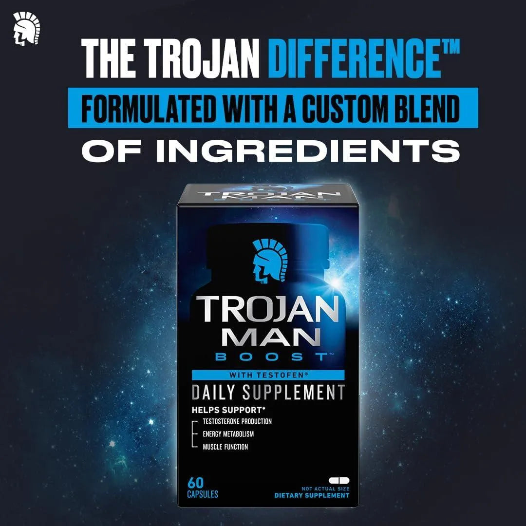 TROJAN - TROJAN Man Boost 60 Capsulas - The Red Vitamin MX - Suplementos Alimenticios - {{ shop.shopifyCountryName }}