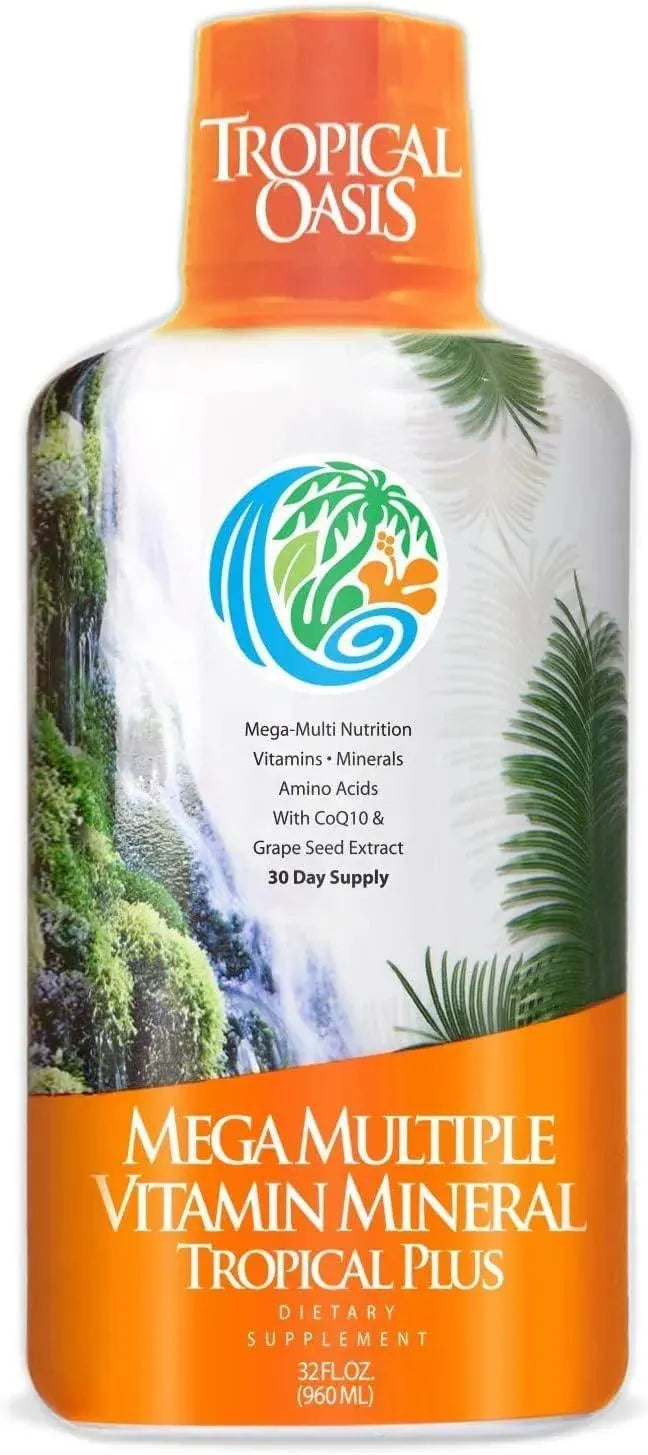 TROPICAL OASIS - Tropical Oasis Mega Plus Liquid Multivitamin and Mineral 960Ml. - The Red Vitamin MX - Suplementos Alimenticios - {{ shop.shopifyCountryName }}