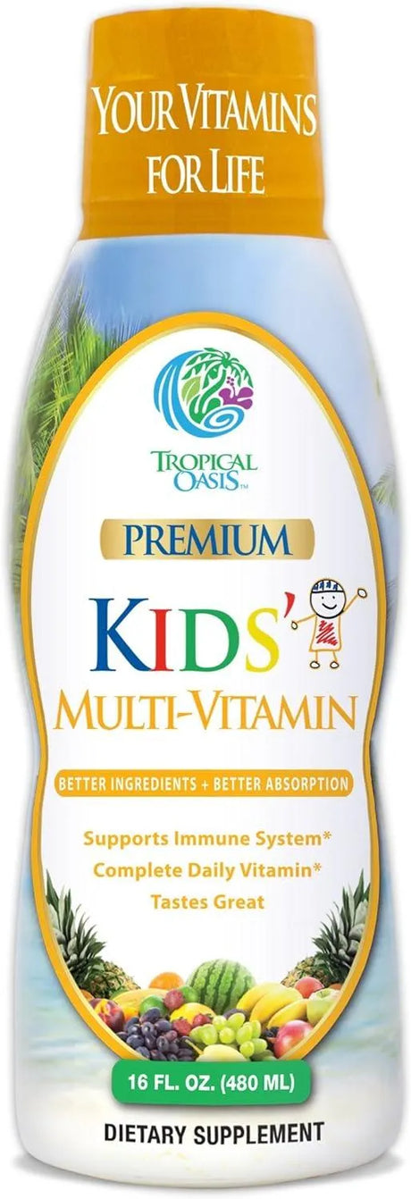 TROPICAL OASIS - Tropical Oasis Premium Liquid Multivitamin For Kids 480Ml. - The Red Vitamin MX - Suplementos Alimenticios - {{ shop.shopifyCountryName }}