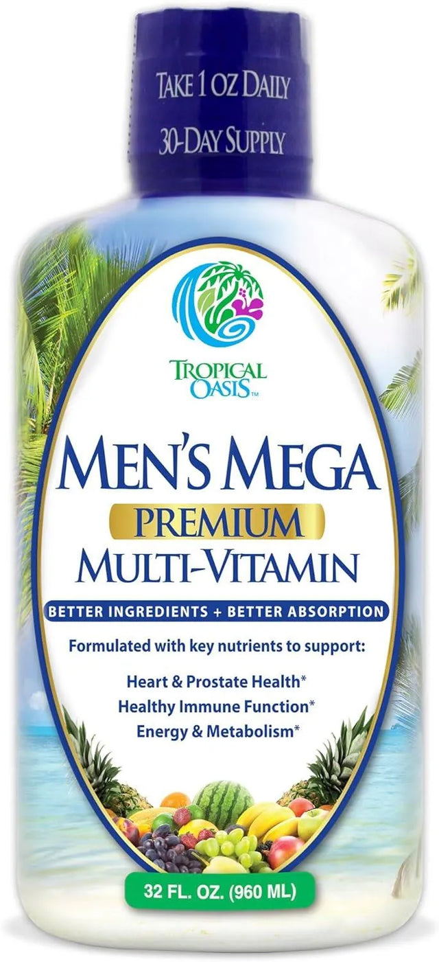 TROPICAL OASIS - Tropical Oasis Premium Liquid Multivitamin for Men 960Ml. - The Red Vitamin MX - Suplementos Alimenticios - {{ shop.shopifyCountryName }}