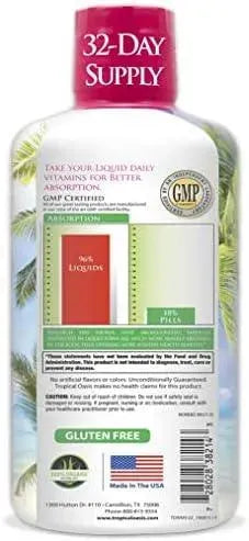 TROPICAL OASIS - Tropical Oasis Premium Liquid Multivitamin for Women 32 Servicios 960Ml. - The Red Vitamin MX - Suplementos Alimenticios - {{ shop.shopifyCountryName }}
