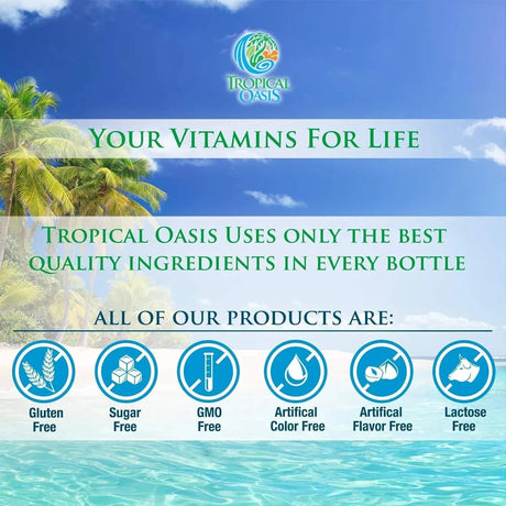 TROPICAL OASIS - Tropical Oasis Premium Liquid Multivitamin for Women 960Ml. - The Red Vitamin MX - Suplementos Alimenticios - {{ shop.shopifyCountryName }}