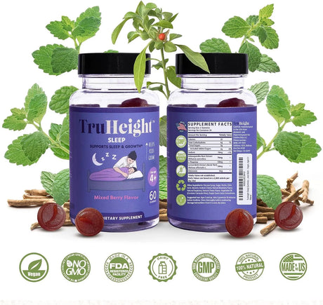 TRUHEIGHT - TruHeight Sleep Gummies Natural Sleep Aid for Maximum Growth 60 Gomitas - The Red Vitamin MX - Suplementos Alimenticios - {{ shop.shopifyCountryName }}