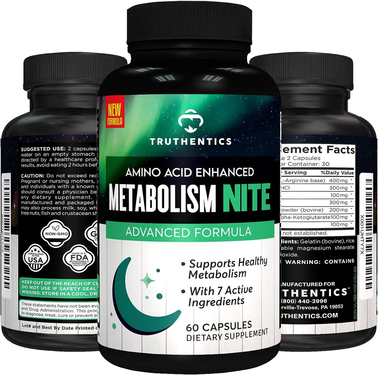 TRUTHENTICS - TRUTHENTICS Night Metabolism Booster 60 Capsulas - The Red Vitamin MX - Suplementos Alimenticios - {{ shop.shopifyCountryName }}