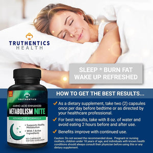 TRUTHENTICS - TRUTHENTICS Night Metabolism Booster 60 Capsulas - The Red Vitamin MX - Suplementos Alimenticios - {{ shop.shopifyCountryName }}