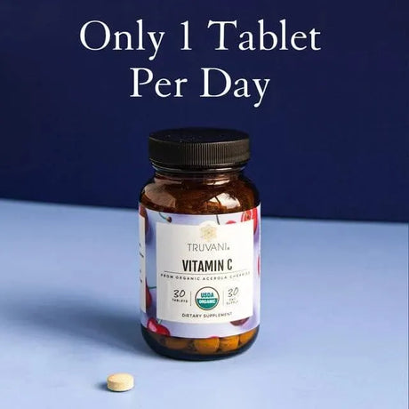 TRUVANI - Truvani Vitamin C 30 Tabletas - The Red Vitamin MX - Suplementos Alimenticios - {{ shop.shopifyCountryName }}