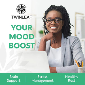 TWINLEAF - TWINLEAF 5 HTP Supplement for Mood Support 400Mg. 60 Capsulas - The Red Vitamin MX - Suplementos Alimenticios - {{ shop.shopifyCountryName }}