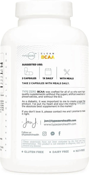 TYPE ZERO - Type Zero BCAA 1000Mg. 180 Capsulas - The Red Vitamin MX - Suplementos Alimenticios - {{ shop.shopifyCountryName }}