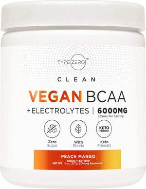 TYPE ZERO - Type Zero Ultra Clean Vegan BCAA Powder + Electrolytes Peach Mango 337Gr. - The Red Vitamin MX - Suplementos Alimenticios - {{ shop.shopifyCountryName }}