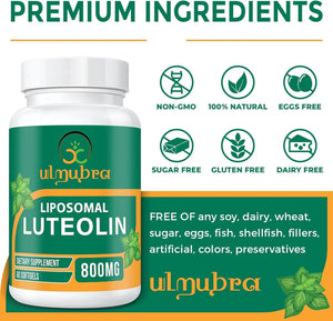 ULMUBRA - Ulmubra Liposomal Luteolin 800Mg. 60 Capsulas Blandas - The Red Vitamin MX - Suplementos Alimenticios - {{ shop.shopifyCountryName }}