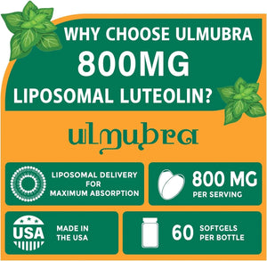 ULMUBRA - Ulmubra Liposomal Luteolin 800Mg. 60 Capsulas Blandas - The Red Vitamin MX - Suplementos Alimenticios - {{ shop.shopifyCountryName }}