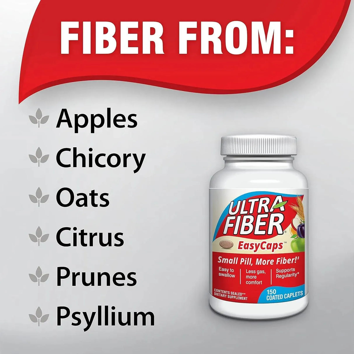 ULTRA-FIBER - Ultra-Fiber Fiber Support for Regularity 150 Tabletas - The Red Vitamin MX - Suplementos Alimenticios - {{ shop.shopifyCountryName }}