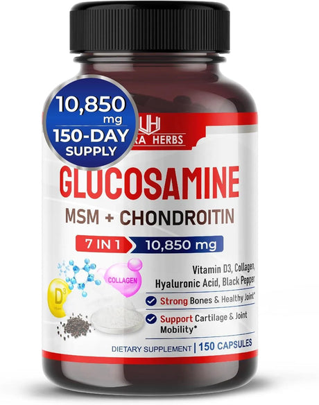 ULTRA HERBS - Ultra Herbs Chondroitin MSM 10,850Mg. 150 Capsulas - The Red Vitamin MX - Suplementos Alimenticios - {{ shop.shopifyCountryName }}