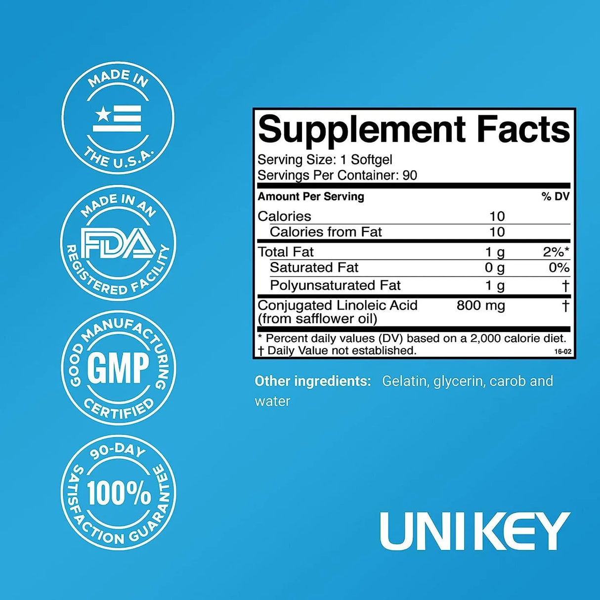 UNI KEY HEALTH - Uni Key Health CLA-1000 90 Capsulas Blandas - The Red Vitamin MX - Suplementos Alimenticios - {{ shop.shopifyCountryName }}