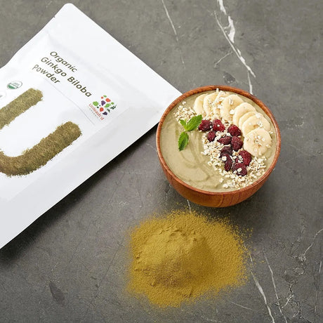 UNLEASH'D ORGANIC - UNLEASH'D ORGANIC Organic Ginkgo Biloba Powder 1Lb. - The Red Vitamin MX - Suplementos Alimenticios - {{ shop.shopifyCountryName }}