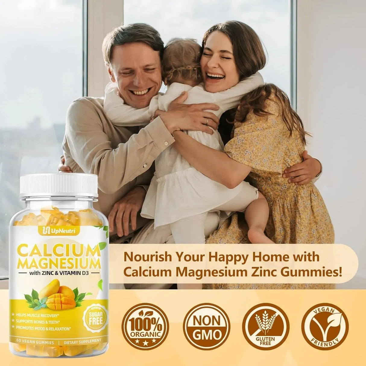 UPNEUTRI - Up Neutri Calcium Magnesium Zinc with Vitamin D3 Mango 60 Gomitas - The Red Vitamin MX - Suplementos Alimenticios - {{ shop.shopifyCountryName }}