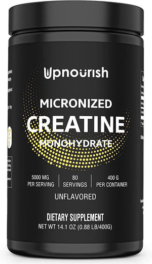 UPNOURISH - UpNourish Micronized Creatine Monohydrate Powder 80 Servicios 400Gr. - The Red Vitamin MX - Suplementos Alimenticios - {{ shop.shopifyCountryName }}