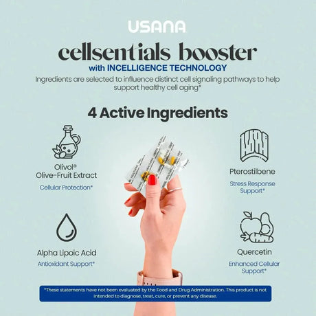 USANA - USANA HealthPak with InCelligence Technology and Essential Nutrients 56 Paquetes - The Red Vitamin MX - Suplementos Alimenticios - {{ shop.shopifyCountryName }}