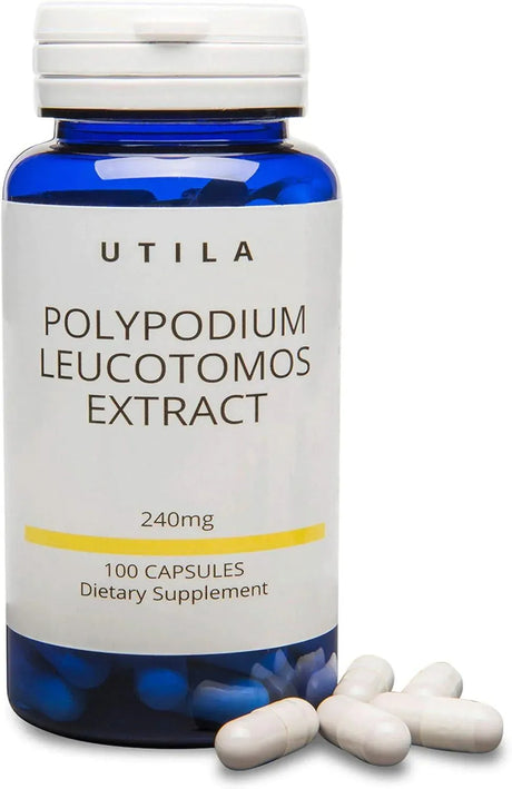 UTILA - Utila Polypodium Leucotomos Extract 240Mg. 100 Capsulas - The Red Vitamin MX - Suplementos Alimenticios - {{ shop.shopifyCountryName }}