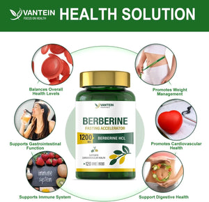 VANTEIN - Vantein Berberine Supplement 1200Mg. 120 Capsulas - The Red Vitamin MX - Suplementos Alimenticios - {{ shop.shopifyCountryName }}