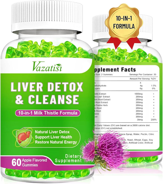 VAZATISI - Vazatisi Liver Cleanse Detox & Repair Gummies 60 Gomitas 2 Pack - The Red Vitamin MX - Suplementos Alimenticios - {{ shop.shopifyCountryName }}