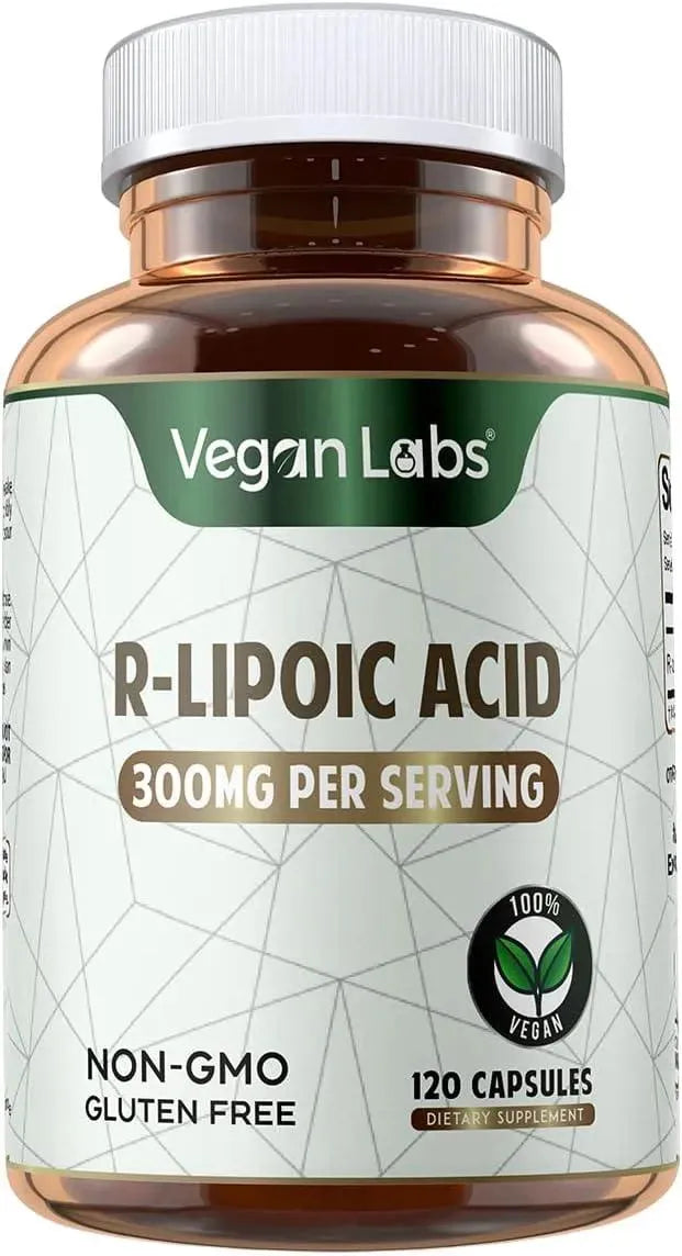 VEGAN LABS - Vegan Labs R-Lipoic Acid 300Mg. 120 Capsulas - The Red Vitamin MX - Suplementos Alimenticios - {{ shop.shopifyCountryName }}