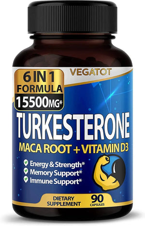 VEGATOT - Vegatot 6 in 1 High Strength Turkesterone 15,500Mg. 90 Capsulas - The Red Vitamin MX - Suplementos Alimenticios - {{ shop.shopifyCountryName }}