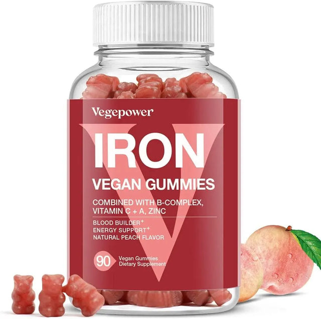 VEGEPOWER - Vegepower Vegan Iron Gummies Supplement 90 Gomitas - The Red Vitamin MX - Suplementos Alimenticios - {{ shop.shopifyCountryName }}