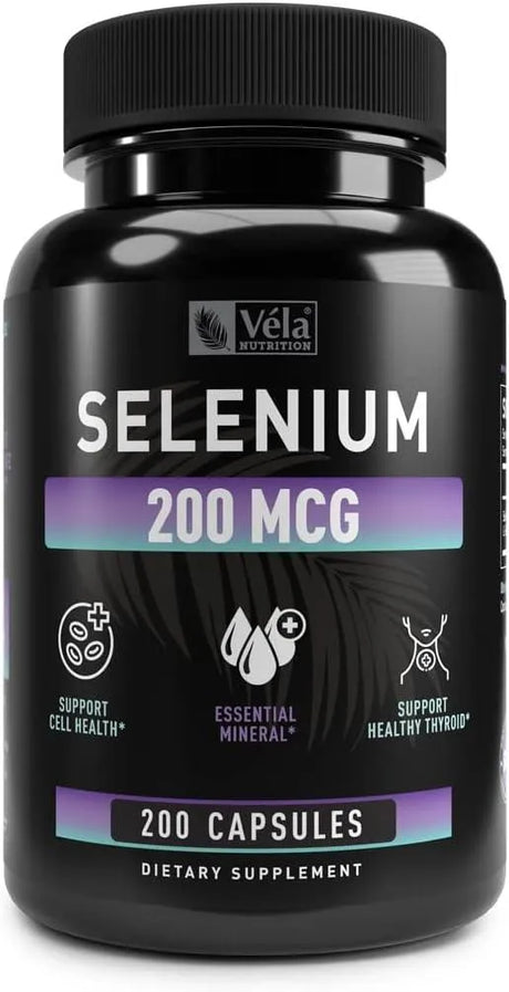 VELA NUTRITION - Vela Nutrition Selenium 200mcg 200 Capsulas - The Red Vitamin MX - Suplementos Alimenticios - {{ shop.shopifyCountryName }}