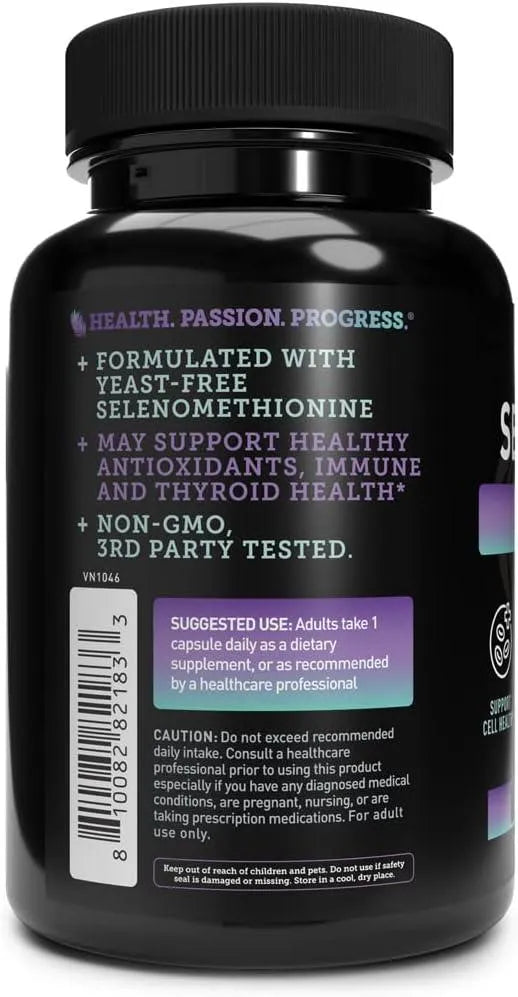 VELA NUTRITION - Vela Nutrition Selenium 200mcg 200 Capsulas - The Red Vitamin MX - Suplementos Alimenticios - {{ shop.shopifyCountryName }}