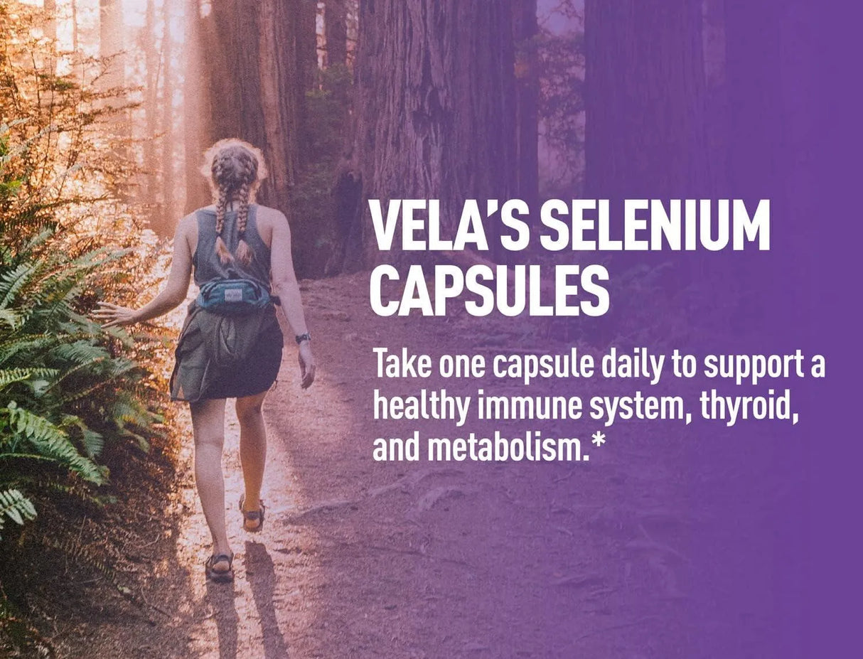 VELA NUTRITION - Vela Nutrition Selenium 200mcg 200 Capsulas - The Red Vitamin MX - Suplementos Alimenticios - {{ shop.shopifyCountryName }}