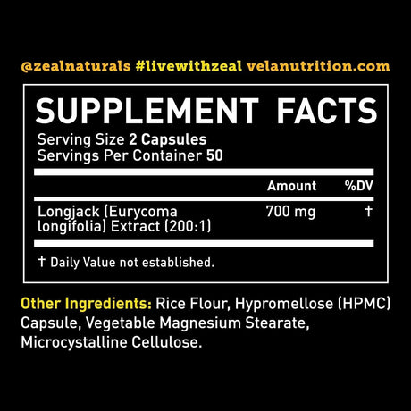 VELA NUTRITION - Vela Nutrition Tongkat Ali Extract 700Mg. 100 Capsulas - The Red Vitamin MX - Suplementos Alimenticios - {{ shop.shopifyCountryName }}