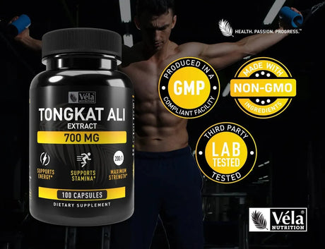 VELA NUTRITION - Vela Nutrition Tongkat Ali Extract 700Mg. 100 Capsulas - The Red Vitamin MX - Suplementos Alimenticios - {{ shop.shopifyCountryName }}