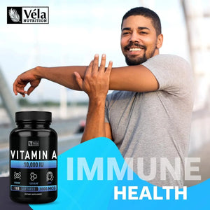 VELA NUTRITION - Vela Nutrition Vitamin A 10,000 IU 180 Capsulas Blandas - The Red Vitamin MX - Suplementos Alimenticios - {{ shop.shopifyCountryName }}