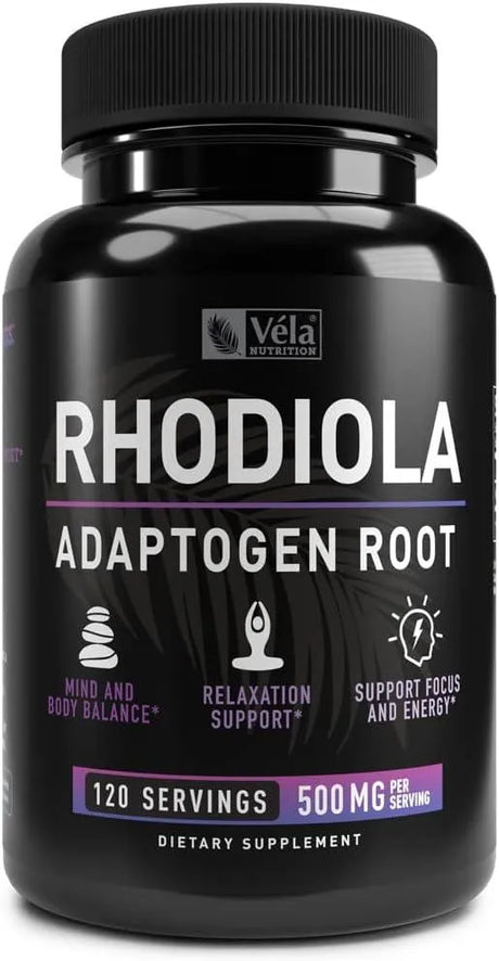 VELA NUTRITION - Vela Rhodiola Rosea 500Mg. 120 Capsulas - The Red Vitamin MX - Suplementos Alimenticios - {{ shop.shopifyCountryName }}