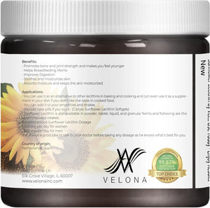 VELONA - velona Pure Liquid Sunflower Lecithin 450Gr. - The Red Vitamin MX - Suplementos Alimenticios - {{ shop.shopifyCountryName }}