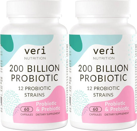 VERI NUTRITION - Veri Nutrition 200 Billion CFUs Probiotics 120 Capsulas - The Red Vitamin MX - Suplementos Alimenticios - {{ shop.shopifyCountryName }}