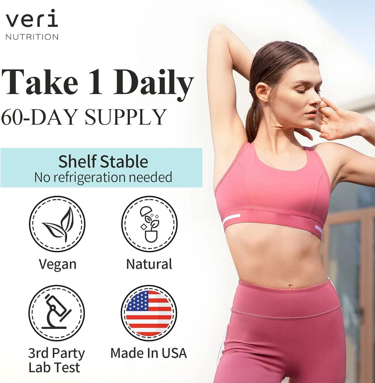 VERI NUTRITION - Veri Nutrition 200 Billion CFUs Probiotics 120 Capsulas - The Red Vitamin MX - Suplementos Alimenticios - {{ shop.shopifyCountryName }}