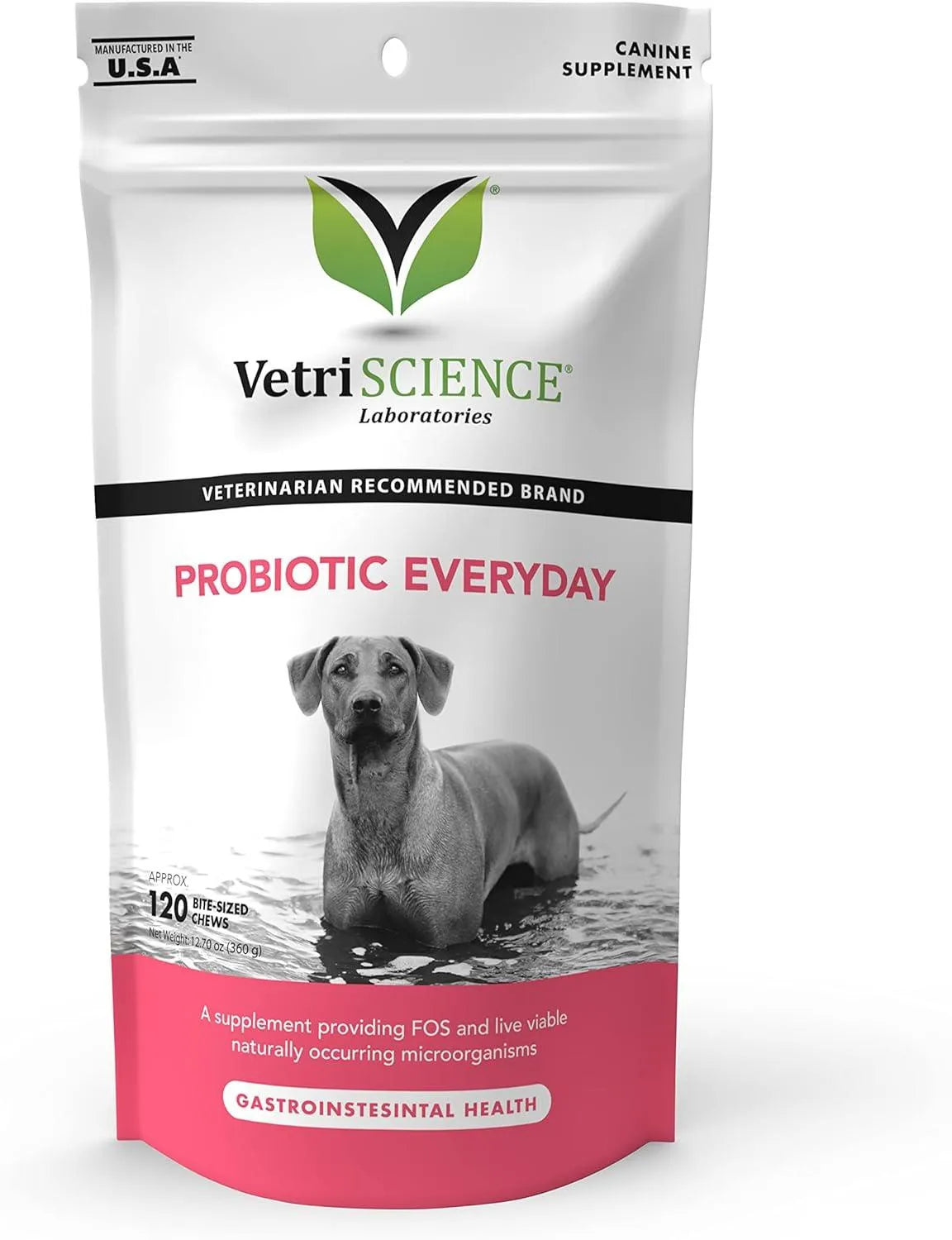 VETRISCIENCE - VetriScience Probiotic Everyday for Dogs Duck Flavor 120 Masticables - The Red Vitamin MX - Probióticos Para Perros - {{ shop.shopifyCountryName }}