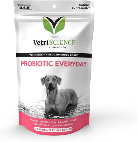 VETRISCIENCE - VetriScience Probiotic Everyday for Dogs Duck Flavor 45 Masticables - The Red Vitamin MX - Probióticos Para Perros - {{ shop.shopifyCountryName }}