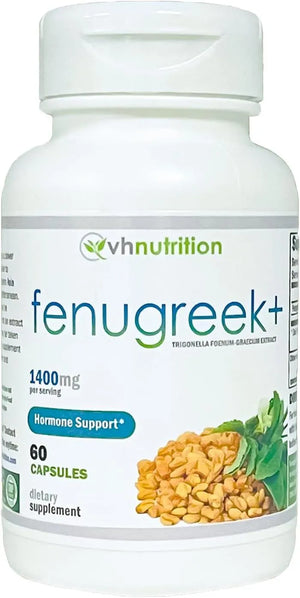 VH NUTRITION - VH Nutrition Fenugreek+ 1400Mg. 60 Capsulas - The Red Vitamin MX - Suplementos Alimenticios - {{ shop.shopifyCountryName }}