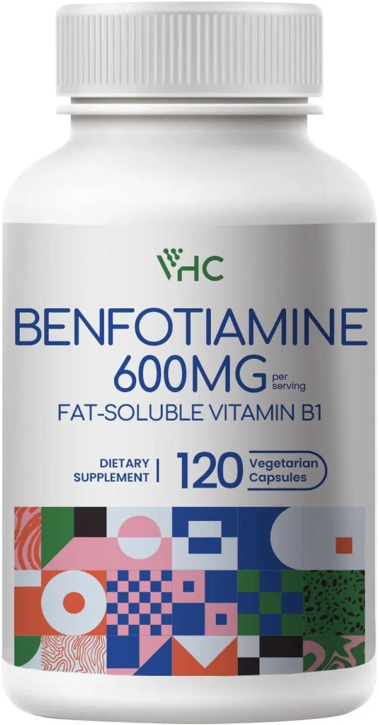 VHC - VHC Benfotiamine 600Mg. 120 Capsulas - The Red Vitamin MX - Suplementos Alimenticios - {{ shop.shopifyCountryName }}