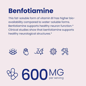 VHC - VHC Benfotiamine 600Mg. 120 Capsulas - The Red Vitamin MX - Suplementos Alimenticios - {{ shop.shopifyCountryName }}