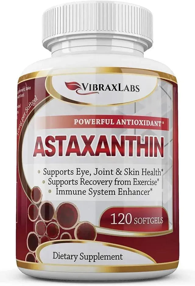 VIBRAXLABS - Vibraxlabs Astaxanthin 10Mg. 120 Capsulas Blandas - The Red Vitamin MX - Suplementos Alimenticios - {{ shop.shopifyCountryName }}