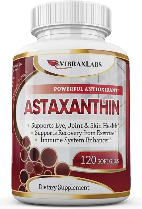 VIBRAXLABS - Vibraxlabs Astaxanthin 10Mg. 120 Capsulas Blandas - The Red Vitamin MX - Suplementos Alimenticios - {{ shop.shopifyCountryName }}