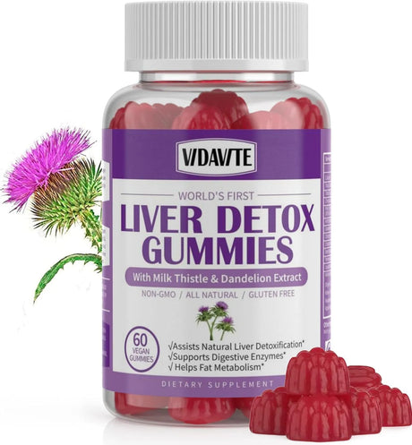 VIDAVITE - VIDAVITE Liver Cleanse Detox & Repair Gummies 60 Gomitas - The Red Vitamin MX - Suplementos Alimenticios - {{ shop.shopifyCountryName }}