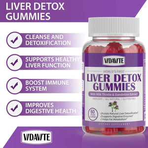 VIDAVITE - VIDAVITE Liver Cleanse Detox & Repair Gummies 60 Gomitas - The Red Vitamin MX - Suplementos Alimenticios - {{ shop.shopifyCountryName }}