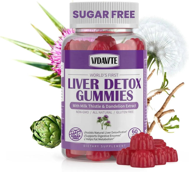 VIDAVITE - VIDAVITE Sugar-Free Liver Cleanse Detox & Repair Gummies 60 Gomitas - The Red Vitamin MX - Suplementos Alimenticios - {{ shop.shopifyCountryName }}